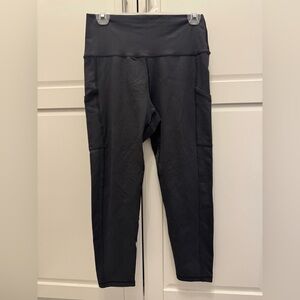 Aerie OFFLINE The Hugger Black Hi-Rise Leggings